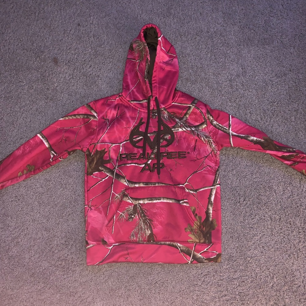 Bundle of Camo and Pink Sweatshirts